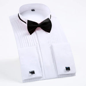Classic Winged Collar Dress Shirt – Perfect for Any Formal Occasion