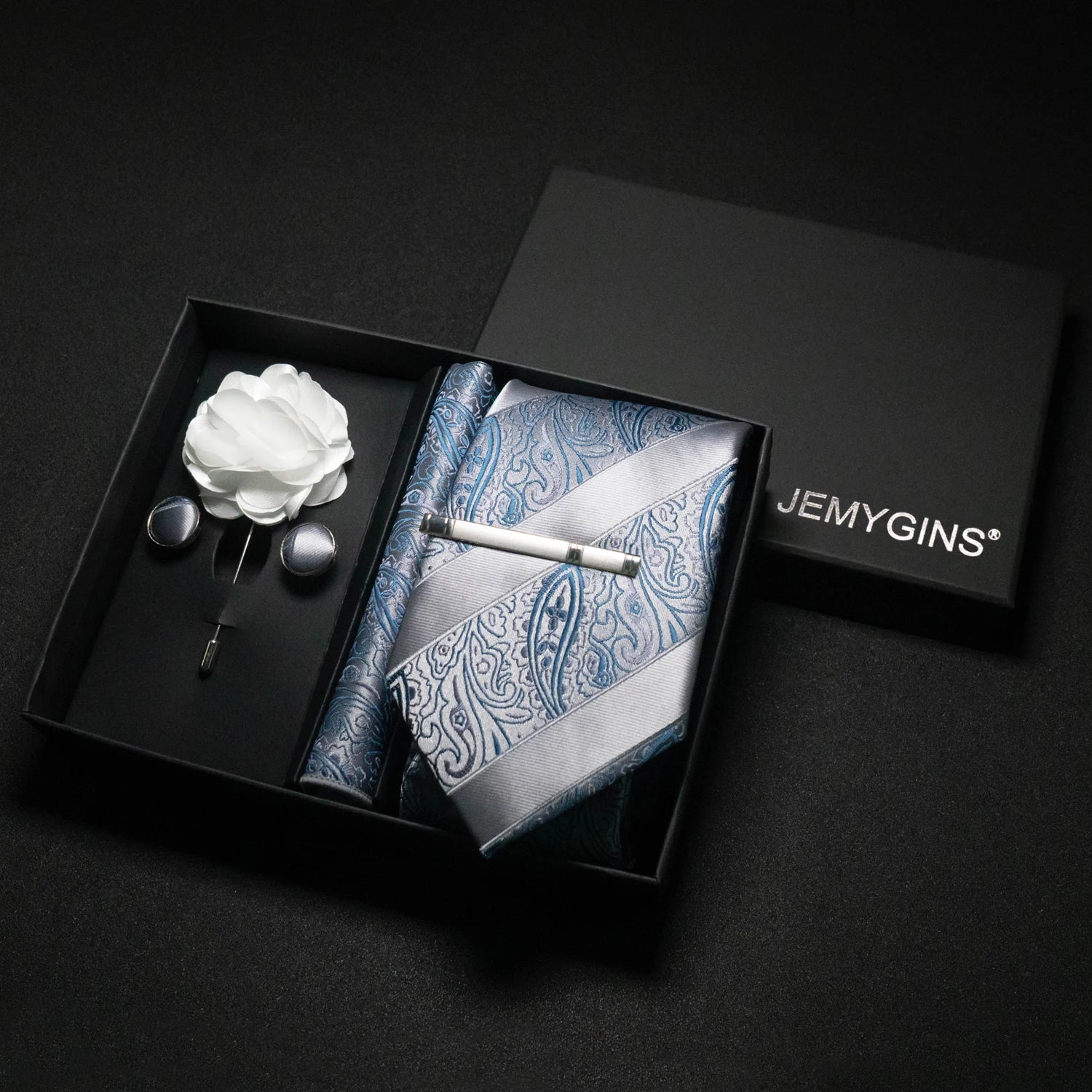 Wine Red Paisley Silk Tie Set – A Touch of Elegance for Every Occasion