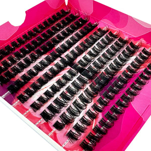 π 5D Fluffy Thick Lash Clusters β DIY Eyelash Extension Set (10β18mm MIX, D Curl)