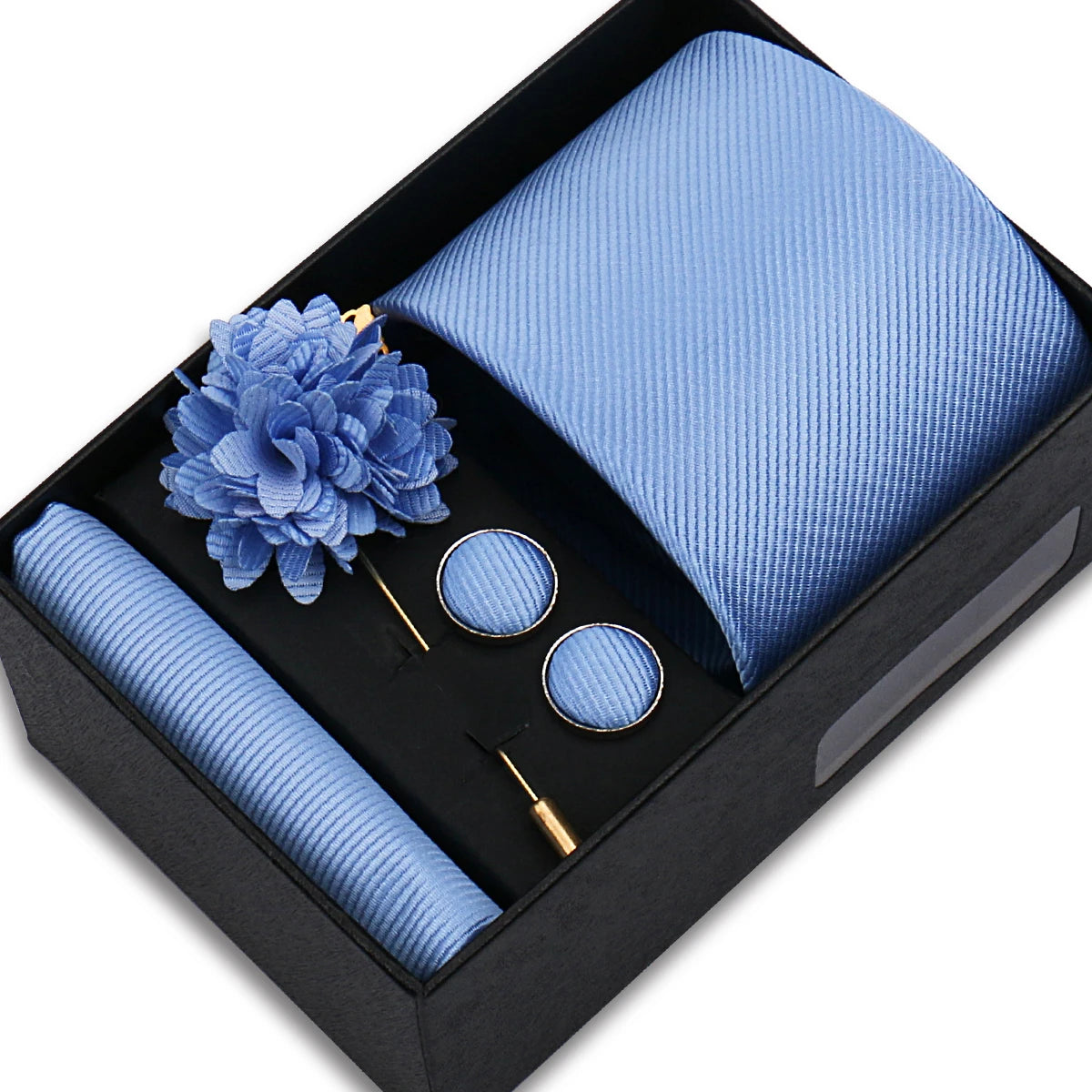 Top-Quality Solid Color Tie Set β The Perfect Touch of Elegance