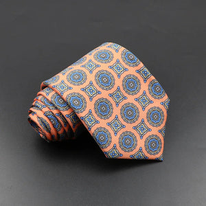 Men’s Fashion Silk Tie – 7.5cm Soft Novelty Necktie