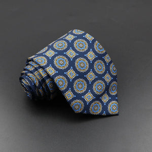 Men’s Fashion Silk Tie – 7.5cm Soft Novelty Necktie