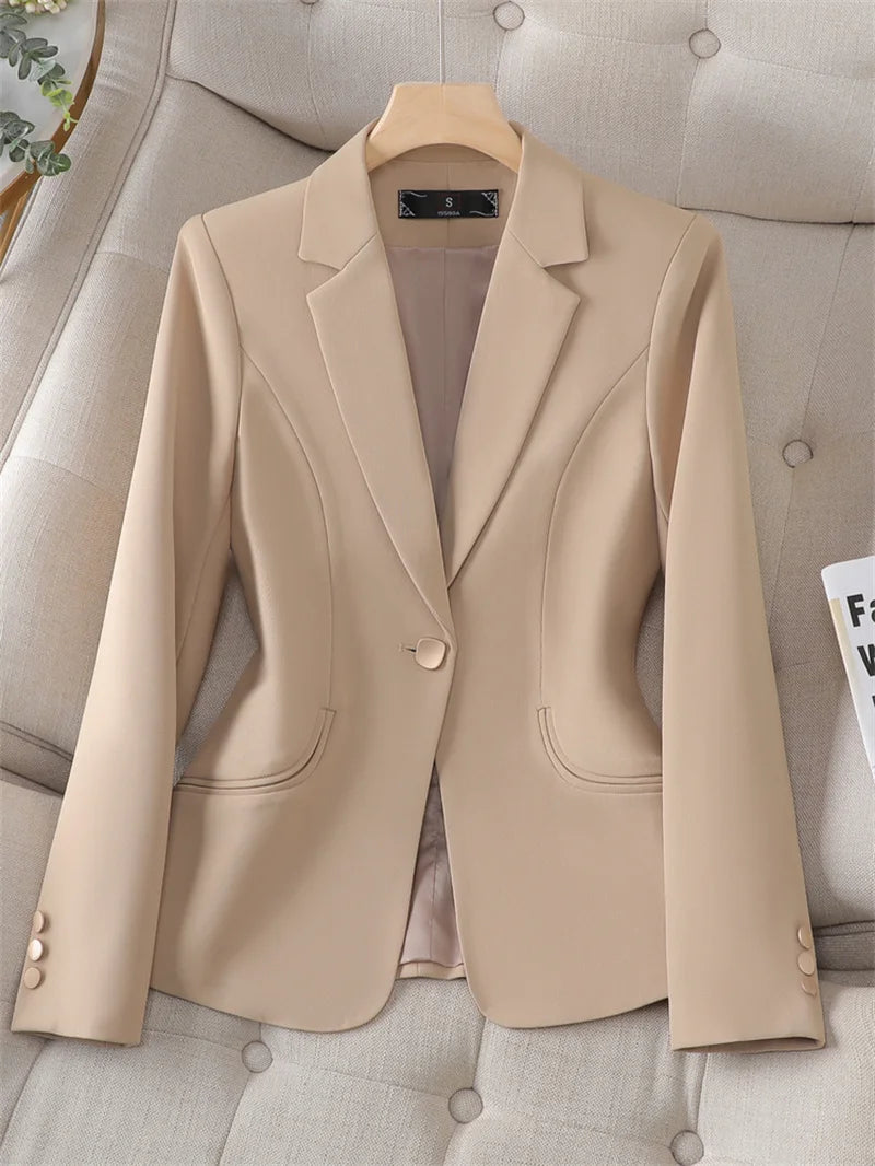 Spring/Autumn Womenβs Blazer β High-Quality, Fashion-Forward Suit Jacket
