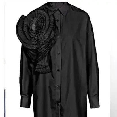 OCEANLOVE 3D Floral Blouse β Elegance in Every Petal πΈ