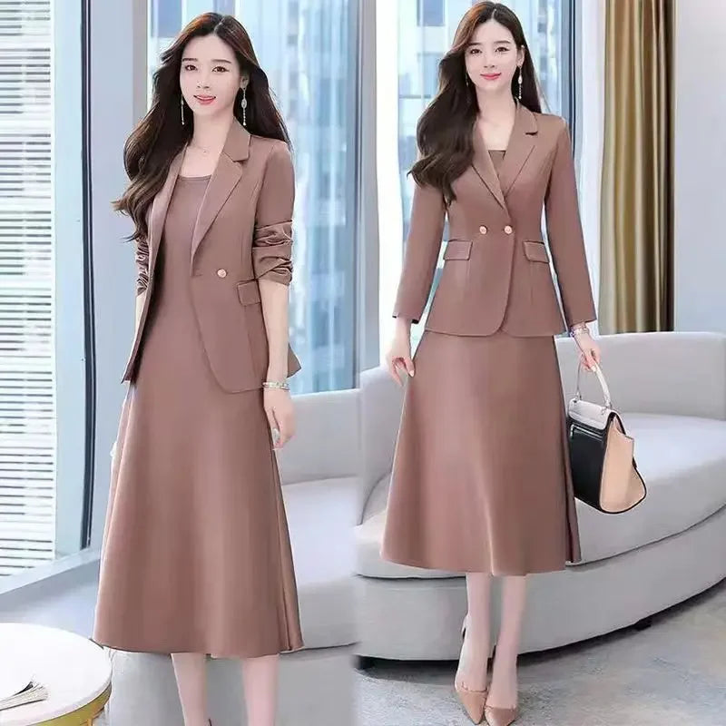 💖 Plus Size Women’s Fashion Two-Piece Dress Set