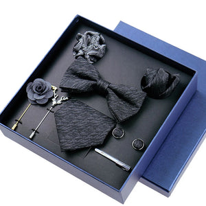 8-Piece Business Blue Tie Gift Set β Elevate Your Style π©π