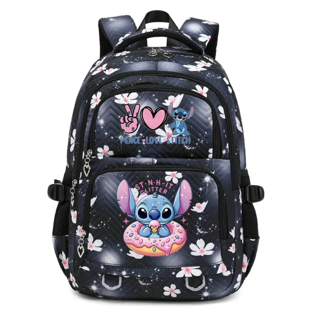π Stitch Backpack for Boys & Girls