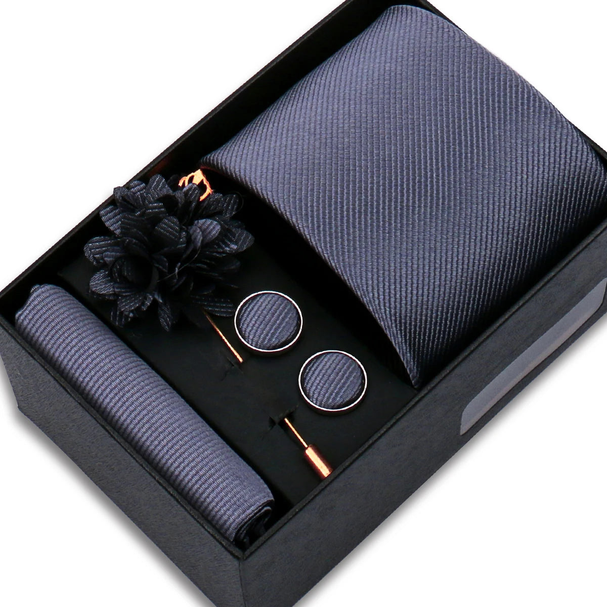 Top-Quality Solid Color Tie Set β The Perfect Touch of Elegance