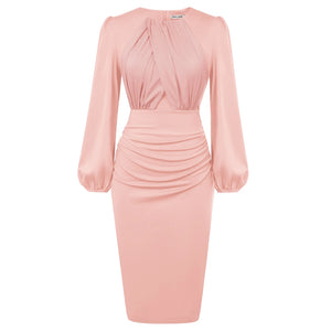 GK Dress for Women: Contrast Fabric Evening Elegant Celebrity Party Dress