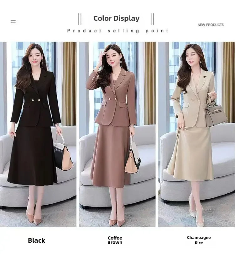💖 Plus Size Women’s Fashion Two-Piece Dress Set