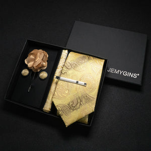 Wine Red Paisley Silk Tie Set – A Touch of Elegance for Every Occasion