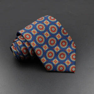 Men’s Fashion Silk Tie – 7.5cm Soft Novelty Necktie