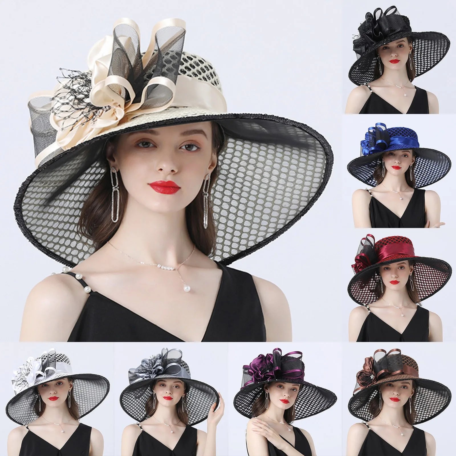 Wide Brim Women’s Church Hat