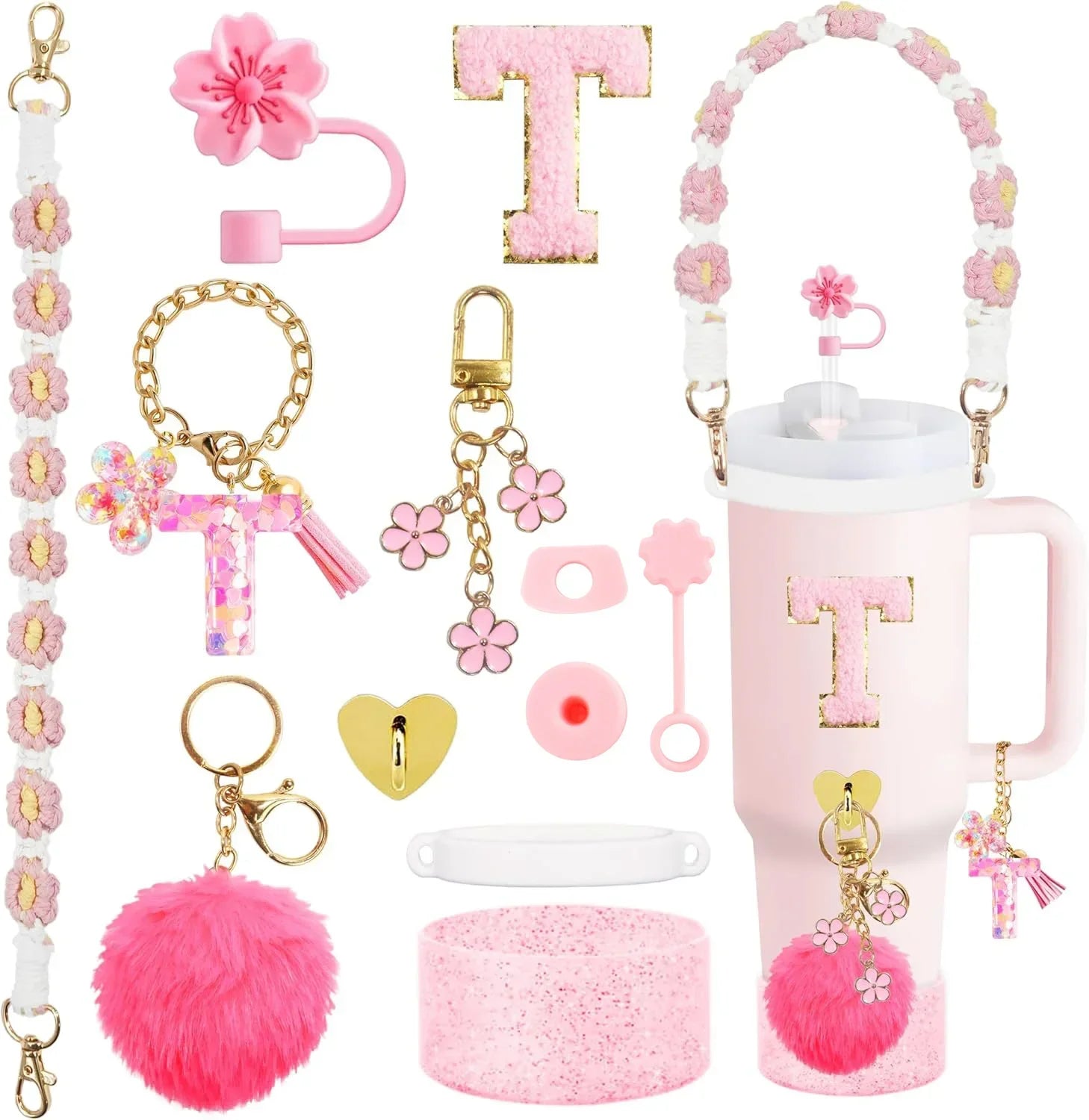 ✨12PCS Ultimate Accessory Set! Fits 30oz & 40oz Stanley Cups