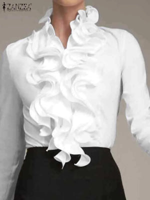 Elegant Ruffle Blouse – Chic & Stylish for Every Occasion