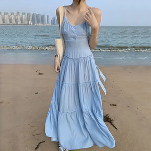 πΈ 2025 Summer Pastoral Pink Sundress πΈ