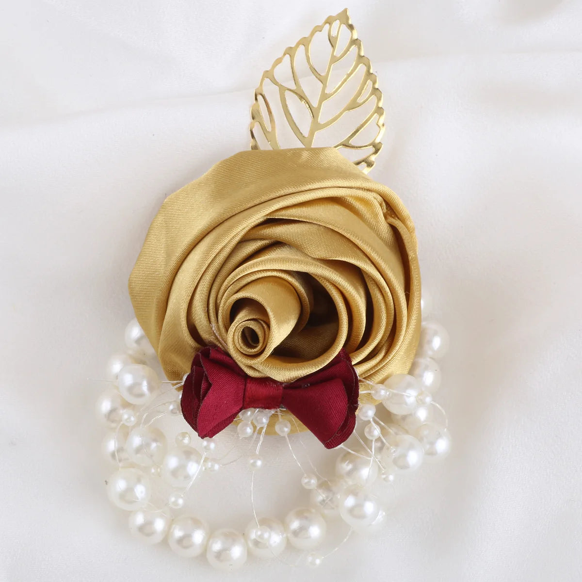 Jane Vini Luxury Gold Groom Boutonniere