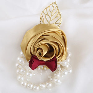 Jane Vini Luxury Gold Groom Boutonniere