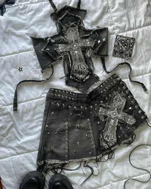 Light Gray Pants Suit for Women