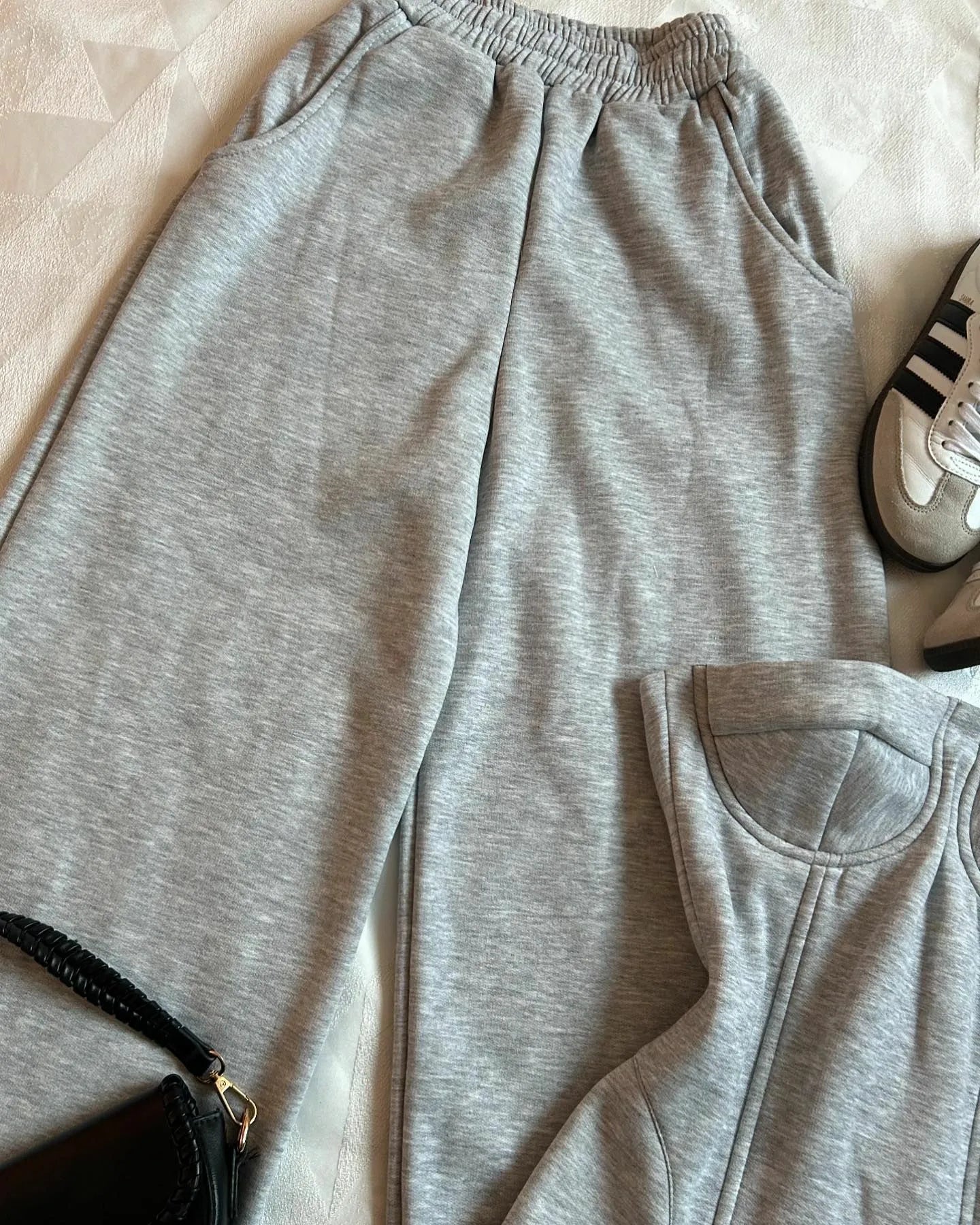 Light Gray Pants Suit for Women