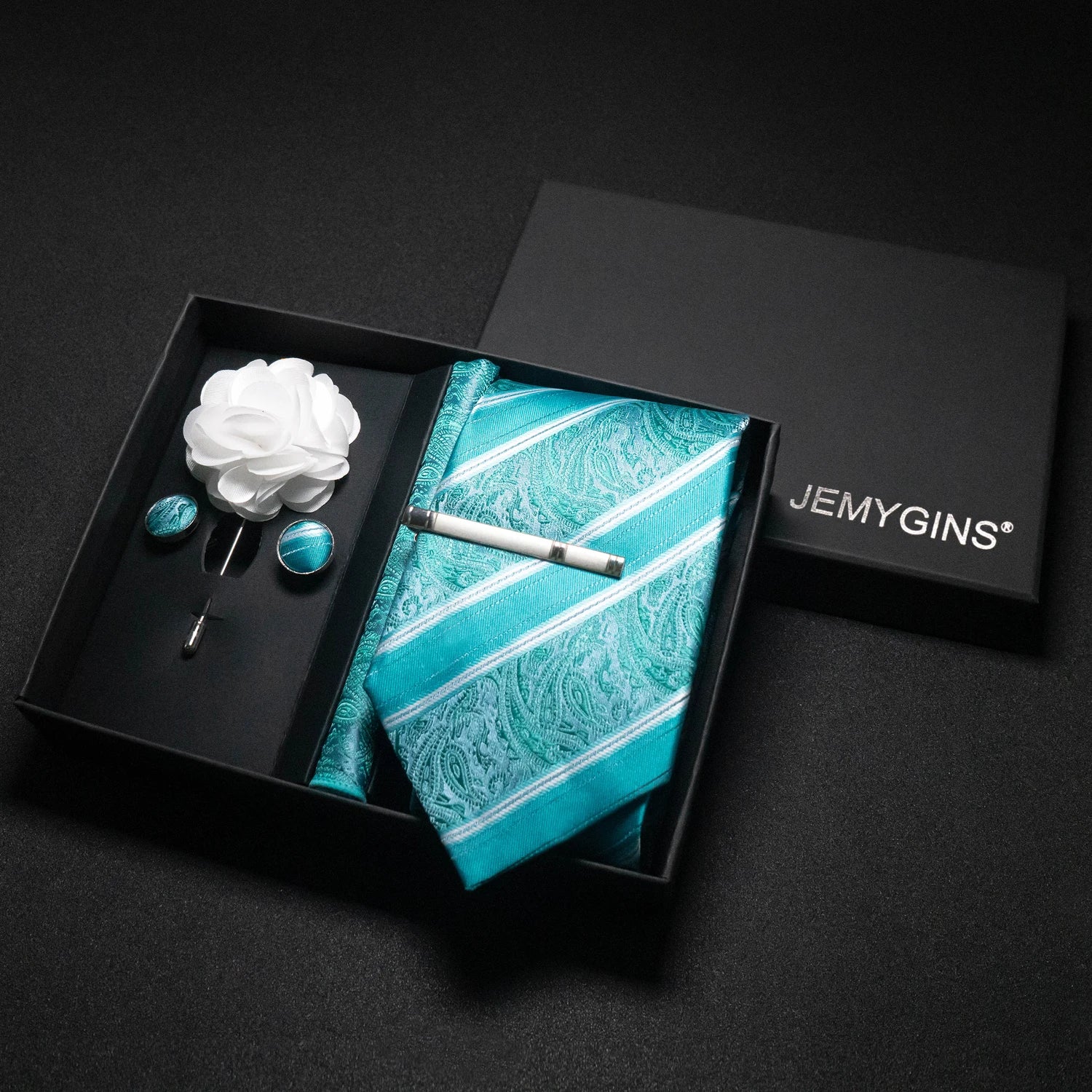 Wine Red Paisley Silk Tie Set – A Touch of Elegance for Every Occasion