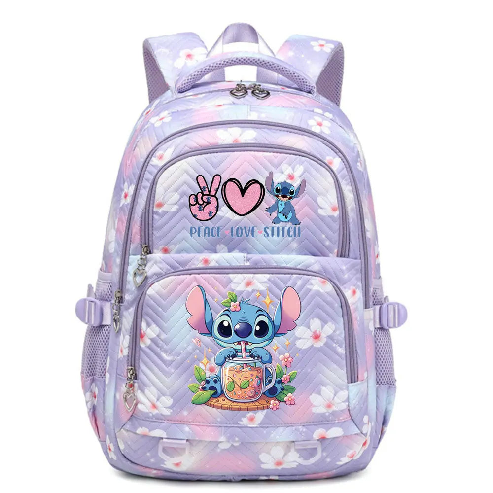 π Stitch Backpack for Boys & Girls