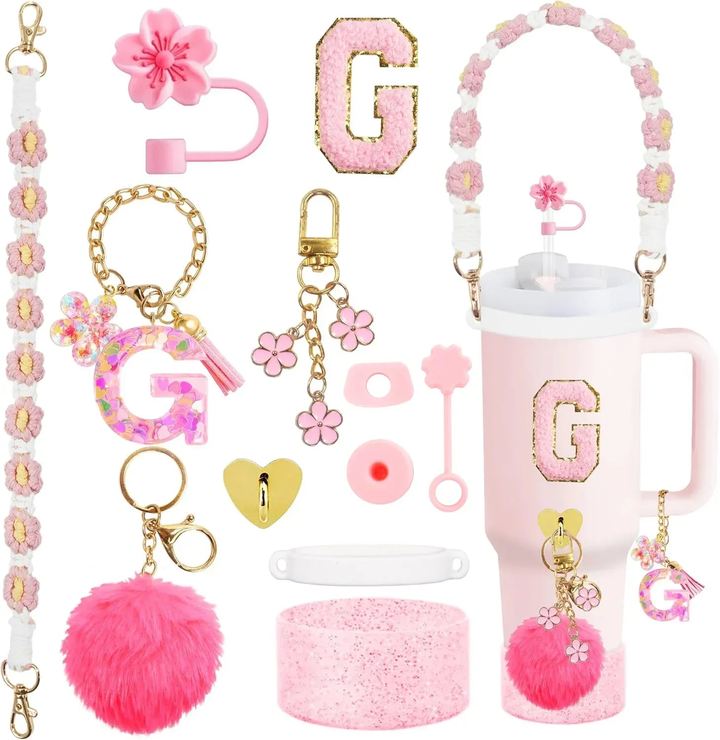 ✨12PCS Ultimate Accessory Set! Fits 30oz & 40oz Stanley Cups