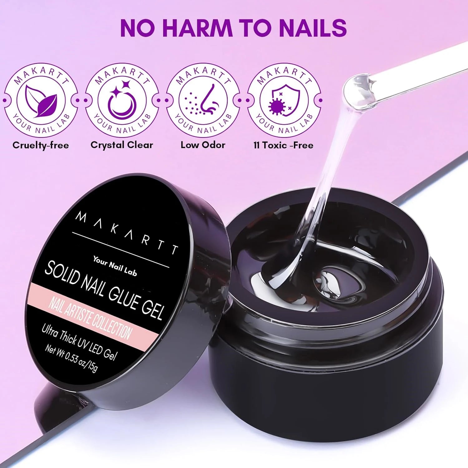 π
Solid Nail Glue Gel Kit β 15ml Nail Glue + 60ml Remover