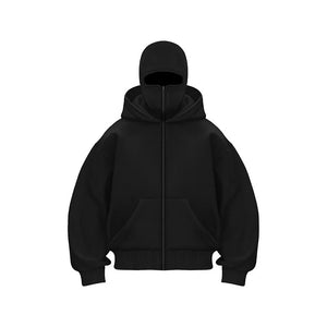Vintage Y2K Double Hat Sweatshirt β Oversized & Edgy