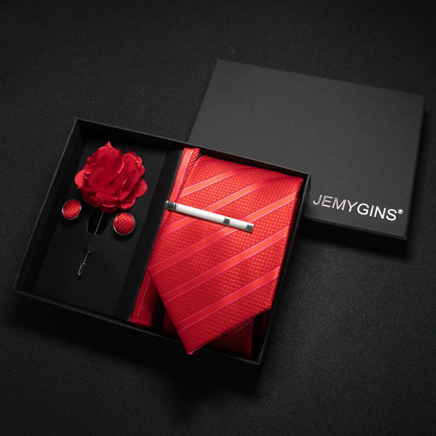 Wine Red Paisley Silk Tie Set – A Touch of Elegance for Every Occasion