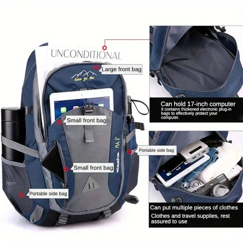 ποΈ 40L Outdoor Hiking & Travel Backpack & School