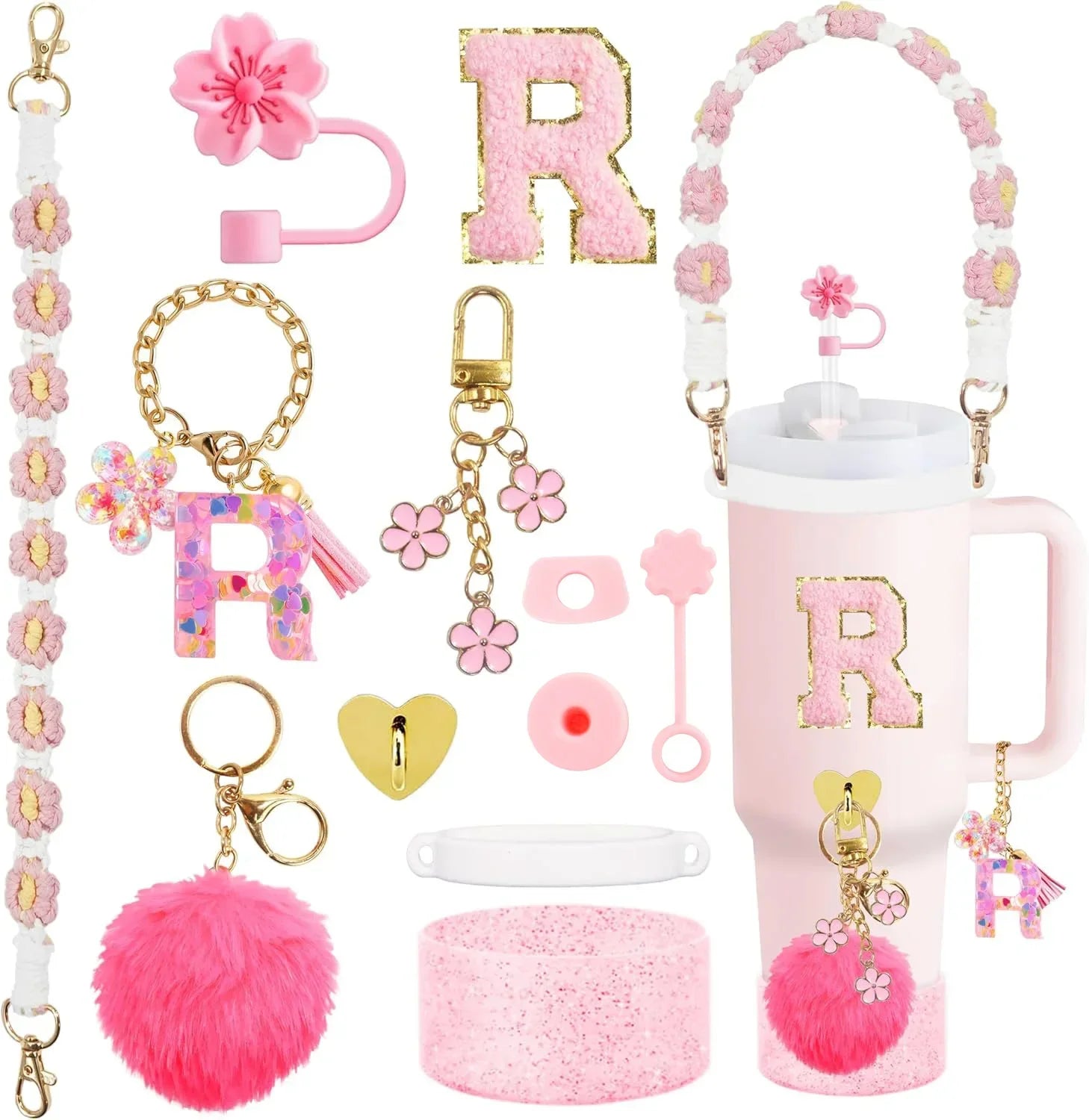 ✨12PCS Ultimate Accessory Set! Fits 30oz & 40oz Stanley Cups