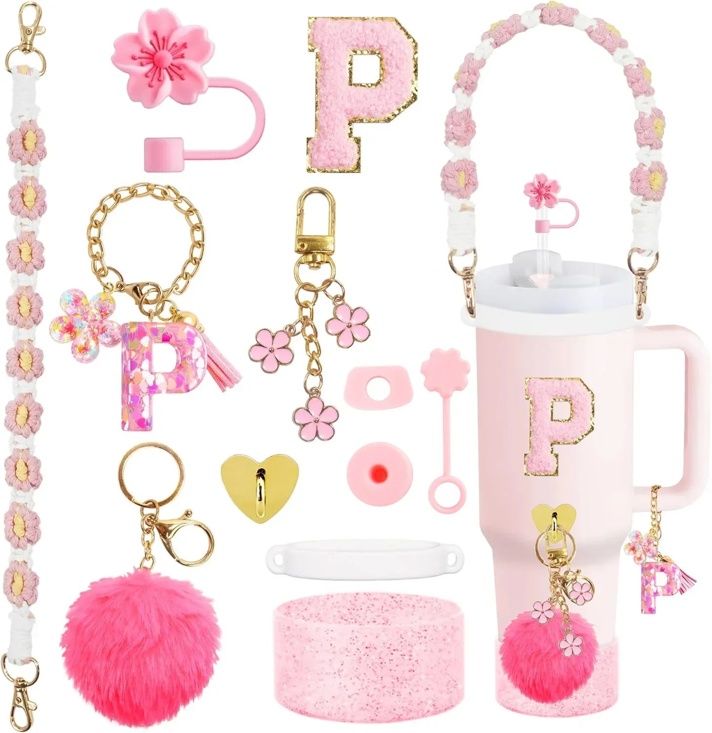 ✨12PCS Ultimate Accessory Set! Fits 30oz & 40oz Stanley Cups