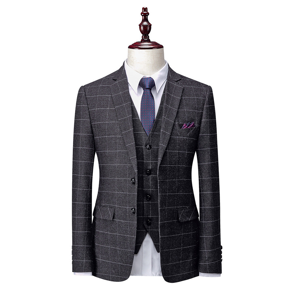 Men's Korean Slim Fit Business & Wedding Suit