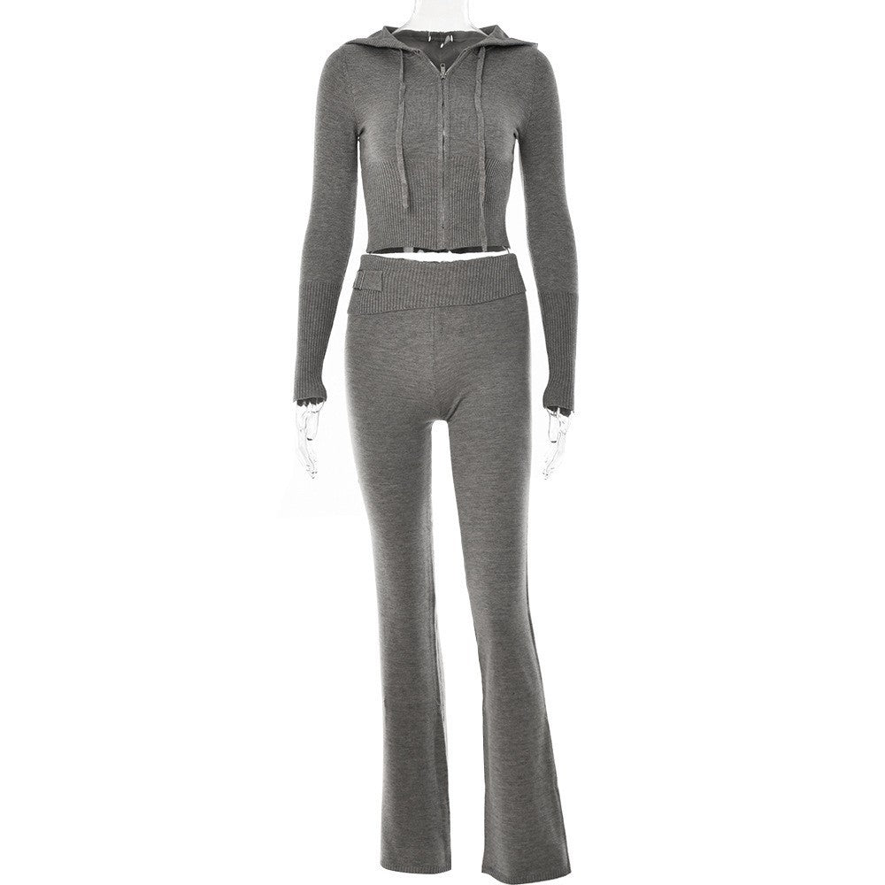 Knitted Hooded Suit β Womenβs Two-Piece Lounge Set
Cozy, Chic & Effortlessly Stylish
