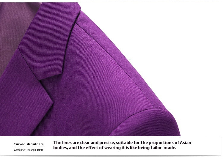 Menβs Three-Piece Suit β Korean Style Elegance