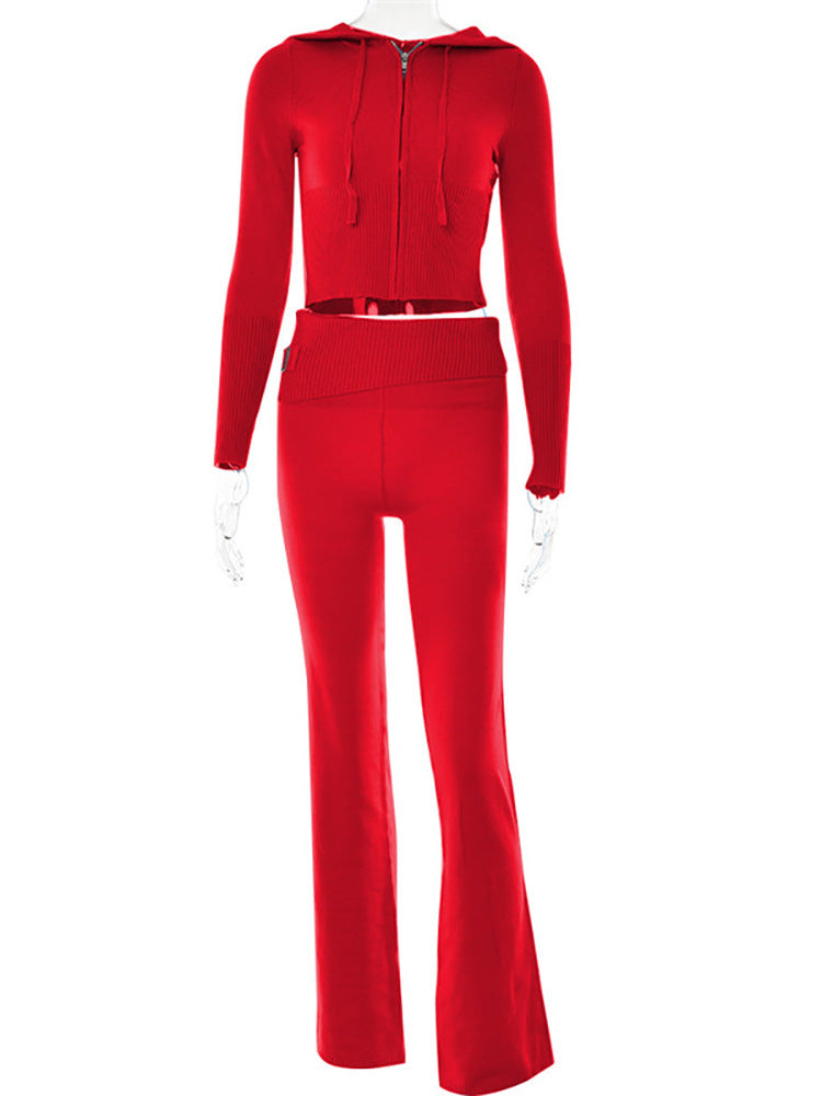 Knitted Hooded Suit – Women’s Two-Piece Lounge Set
Cozy, Chic & Effortlessly Stylish