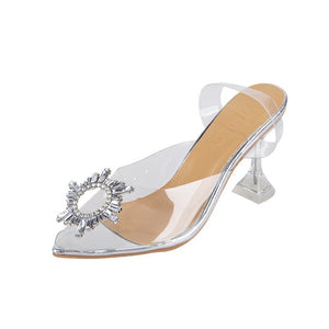 PVC High Heel Sandals for Women