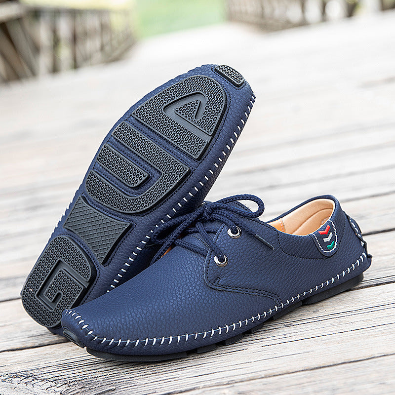 Casual Leather Shoes - Men's Sneakers | British Leather Craftsmanship