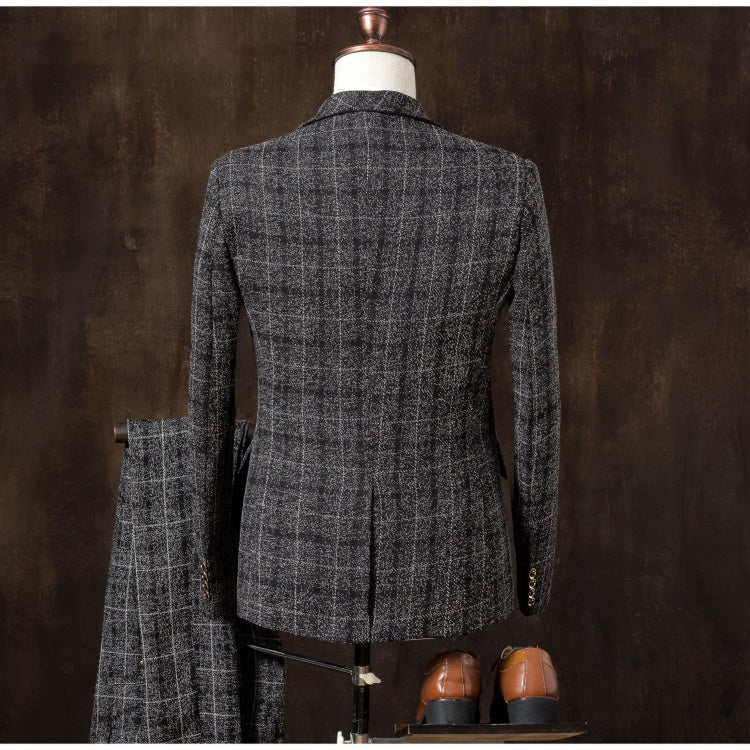 Men’s 3-Piece Suit Set – The Ultimate Wedding Tuxedo for the Modern Groom