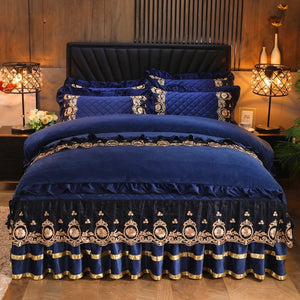 ✨ Lace Bedskirt & Bedding Set – Elegance Meets Everyday Comfort ✨
