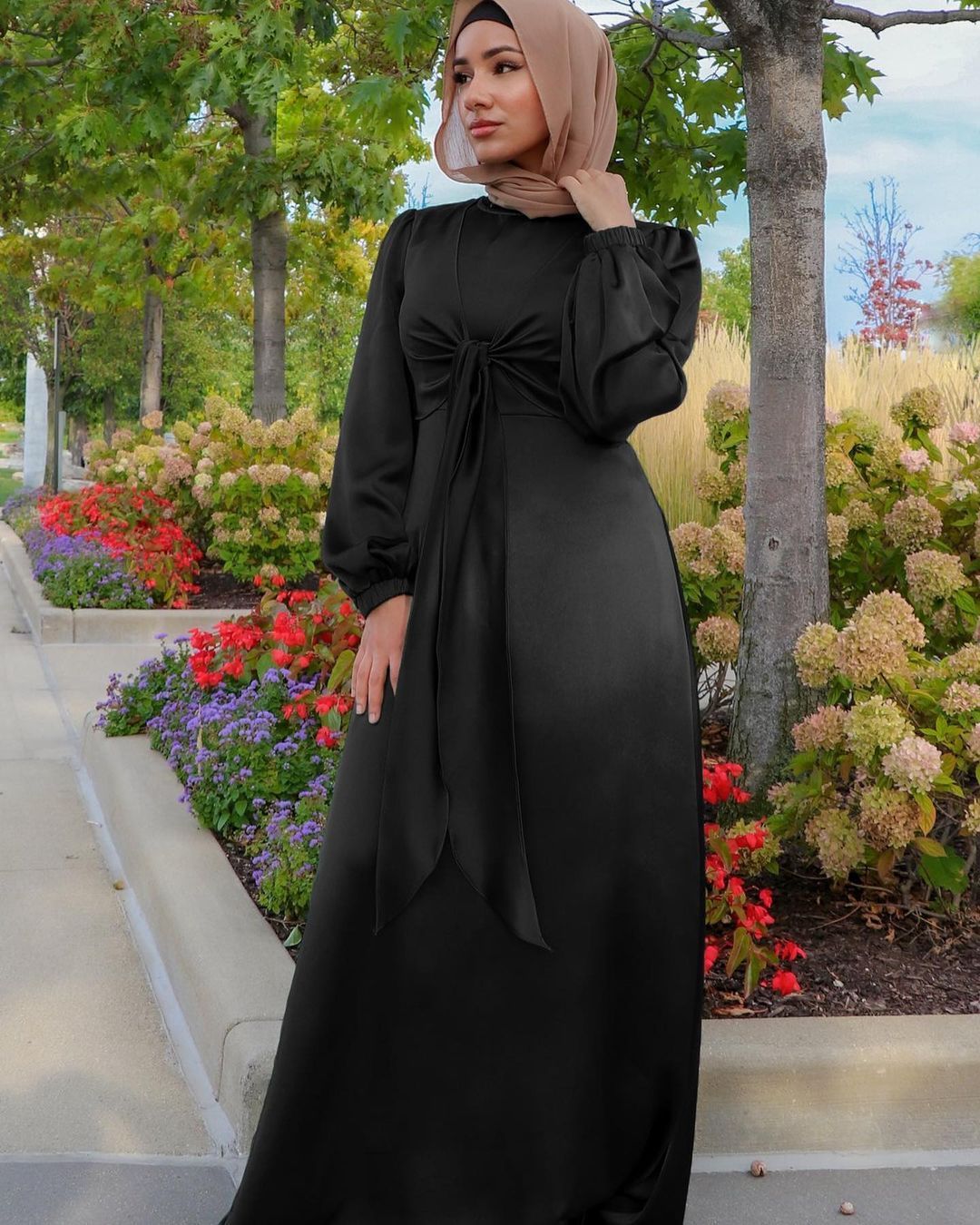 Ramadan Eid Mubarak Kaftan – Elegant Dubai Abaya for Women