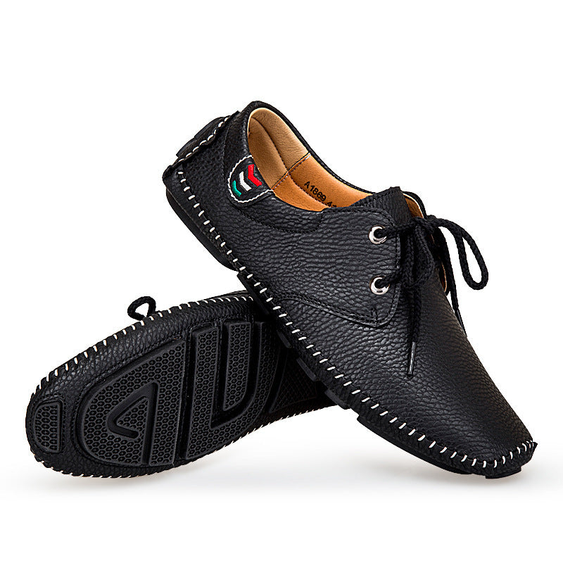 Casual Leather Shoes - Men's Sneakers | British Leather Craftsmanship
