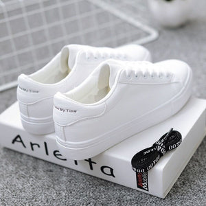 Spring New Casual Flat White Shoes for Women