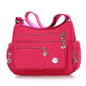 Stylish & Versatile: Multi-Layer Oxford Crossbody Bag