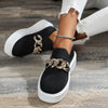 Chain Flats Shoes for Women – Breathable Mesh Perfection
