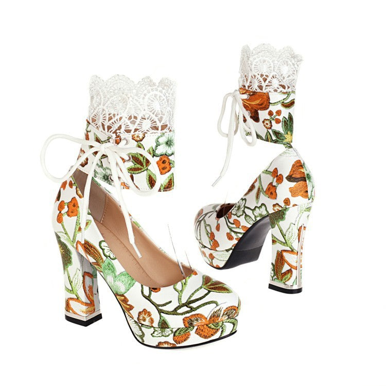 Chunky Heel Fashion Women's Shoes – Perfect for Spring & Autumn