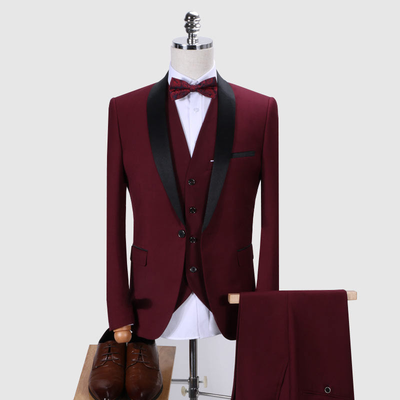 Men's 3-Piece Slim Fit Suit – High-Quality, Stylish & Versatile