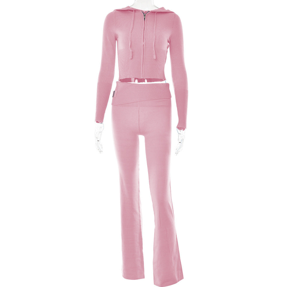 Knitted Hooded Suit – Women’s Two-Piece Lounge Set
Cozy, Chic & Effortlessly Stylish