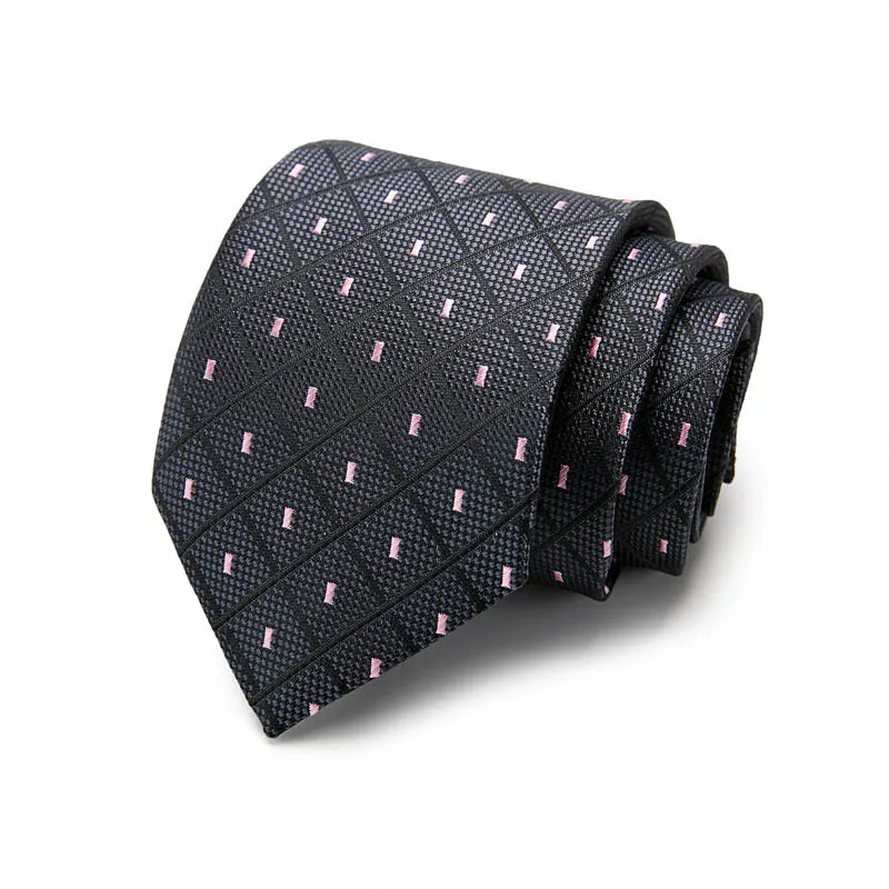 Men’s Colorful Silk Tie – Slim & Stylish for Any Occasion